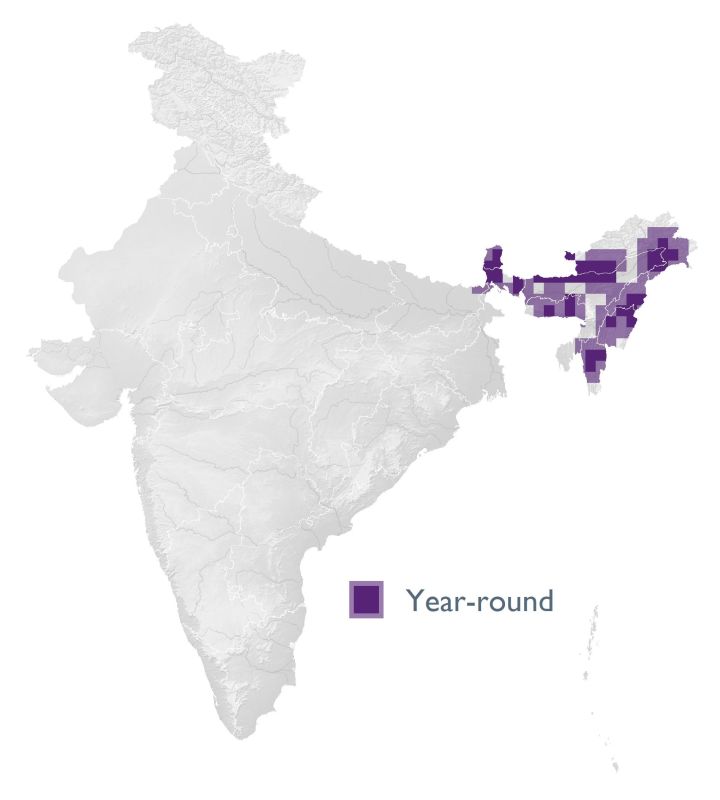 Distribution map (SoIB 2020)