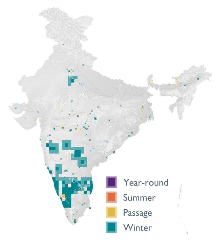 Distribution map (SoIB 2020)