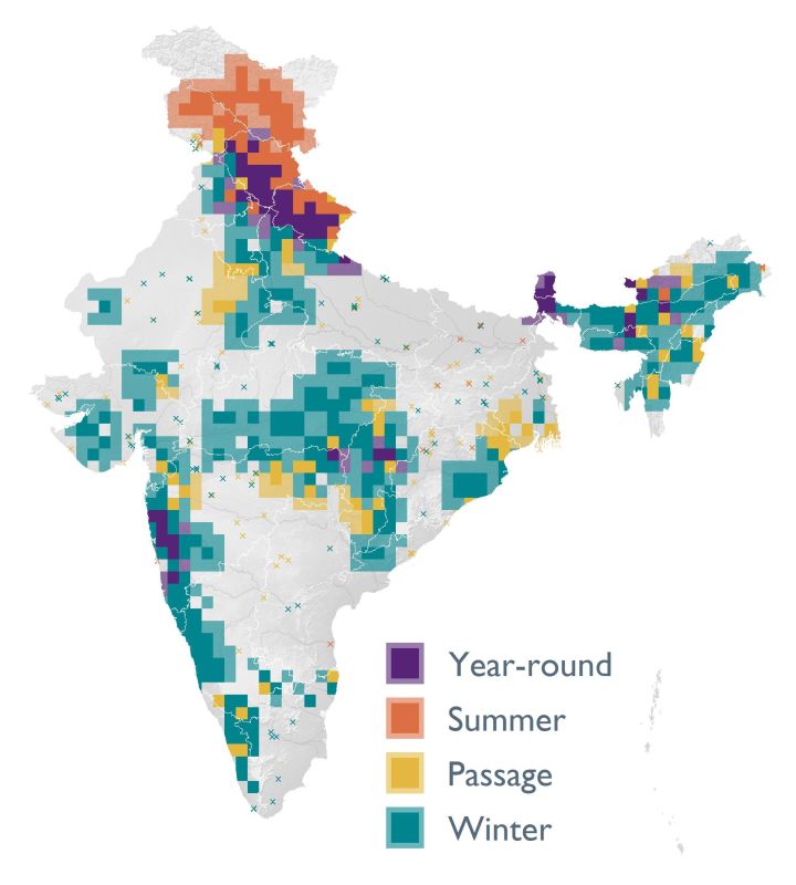 Distribution map (SoIB 2020)